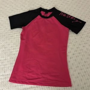 Kids rash guard/swim shirt (Hurley)